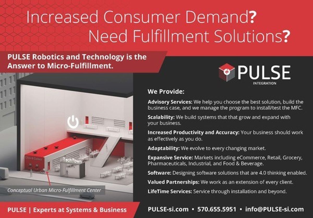 PULSE Robotics and Technology is the Answer to Micro-Fulfillment.