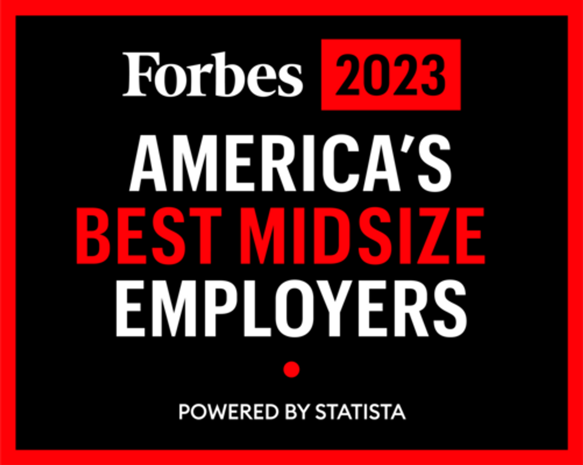 Raymond Named to Forbes' America's Best Midsize Employers List for 3rd Consecutive Year