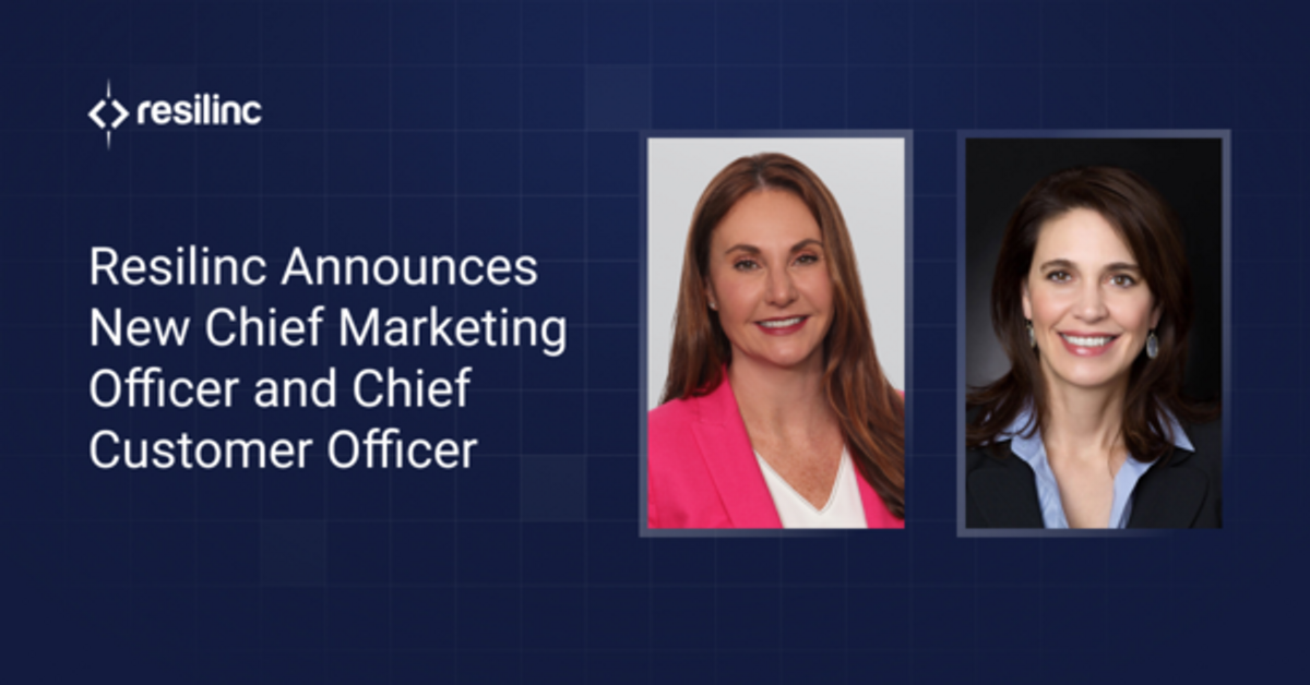 Resilinc Announces New Chief Marketing Officer and Chief Customer Officer