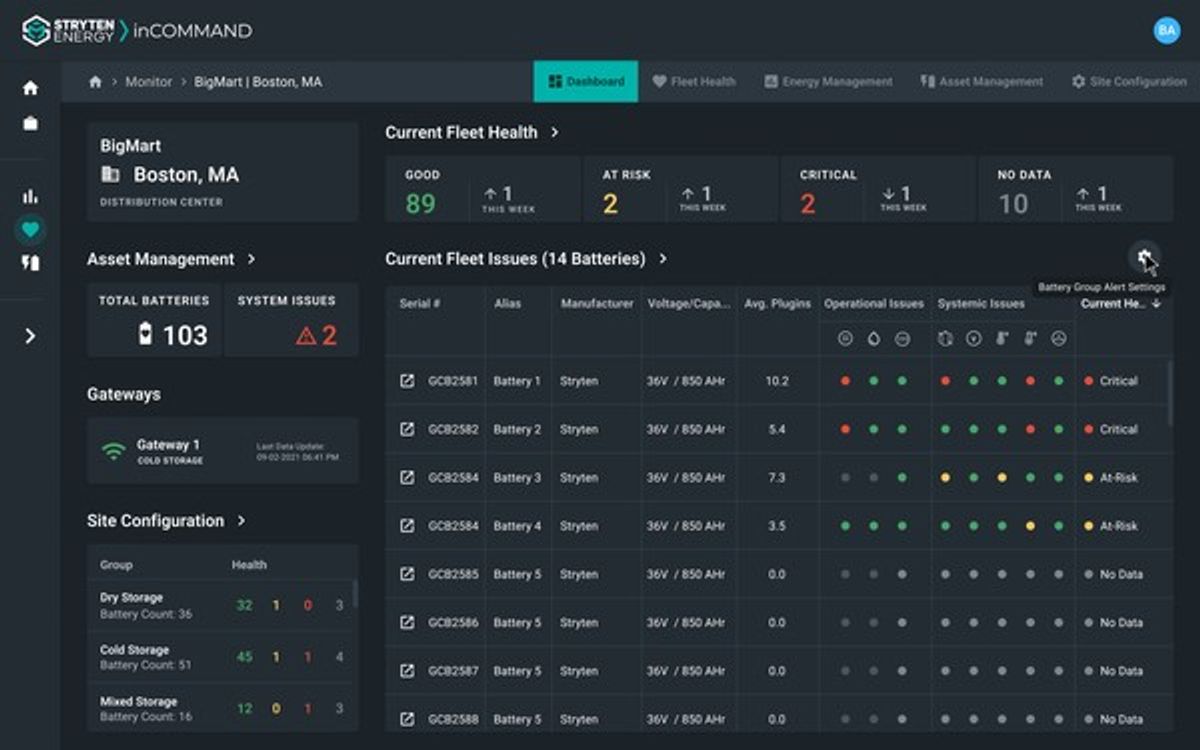 Stryten Energy Adds Enterprise Capability to Motive Power Management Software